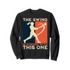 The Swing Is Strong With This One Softball Player Sweatshirt