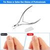 Cuticle Scissors, Professional Cuticle Scissors Made of Stainless Steel, Fine