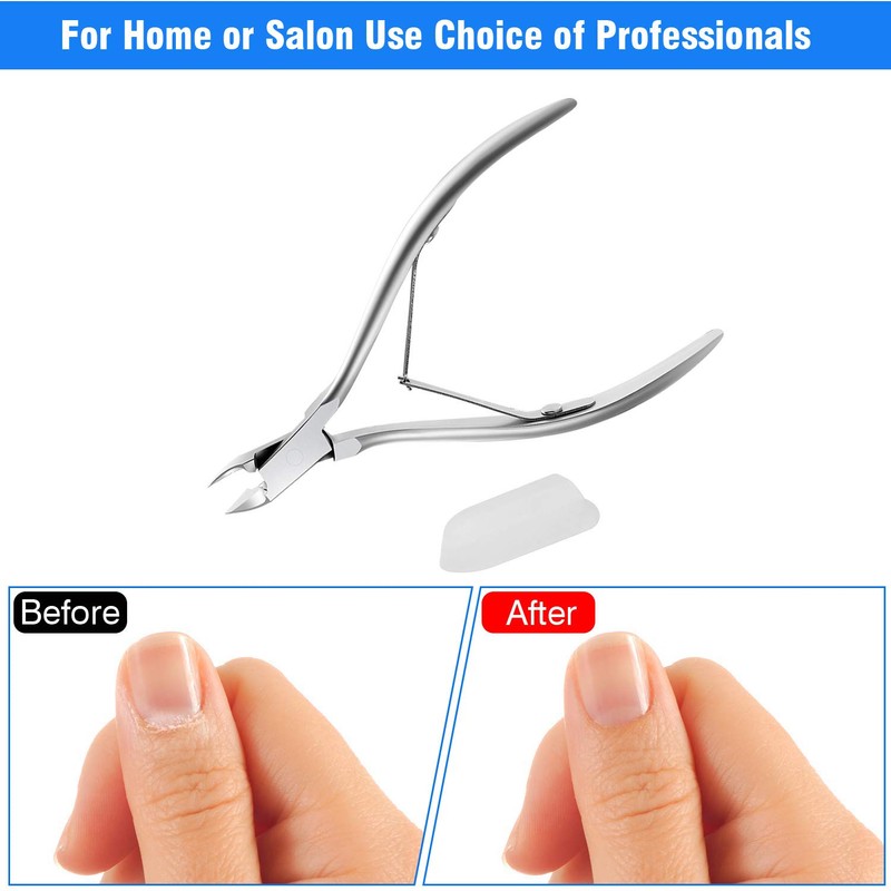 Cuticle Scissors, Professional Cuticle Scissors Made of Stainless Steel, Fine