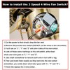 Ceiling Fan Switch 3 Speed 4 Wire, Ze-268s6 Ceiling Fan