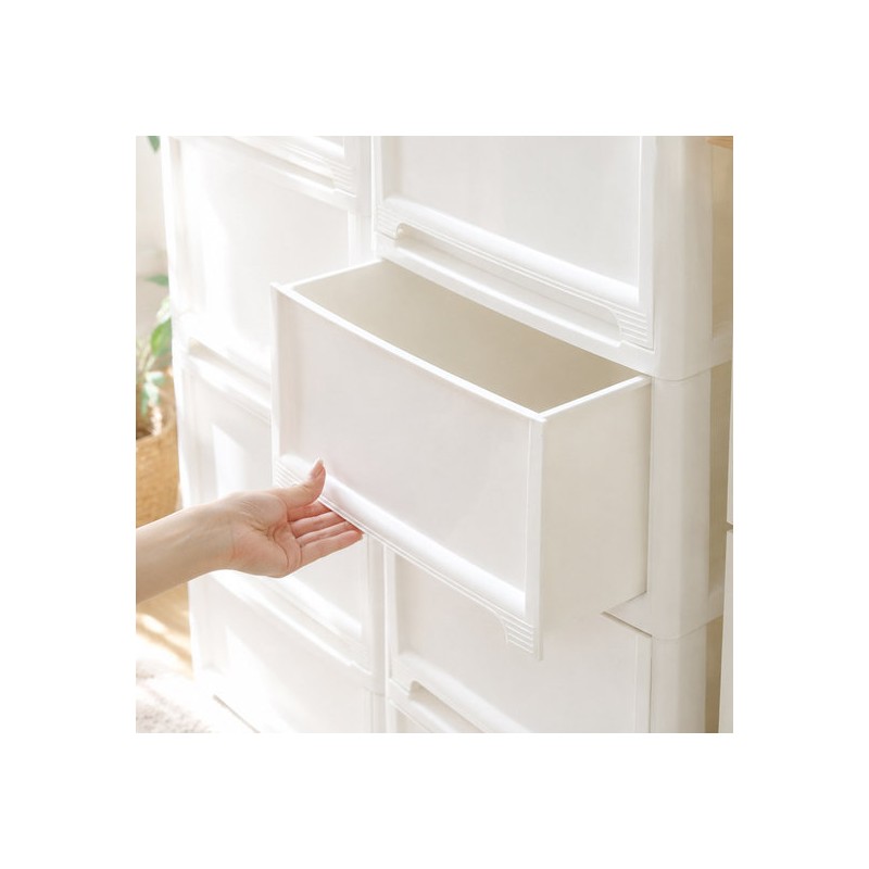 Bono House 36cm 6-Tier Transparent Plastic Drawer Unit Kitchen Storage
