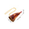 KONTONTY Viking Horn Bull Horn Medieval Trumpet Instrument for Festivals