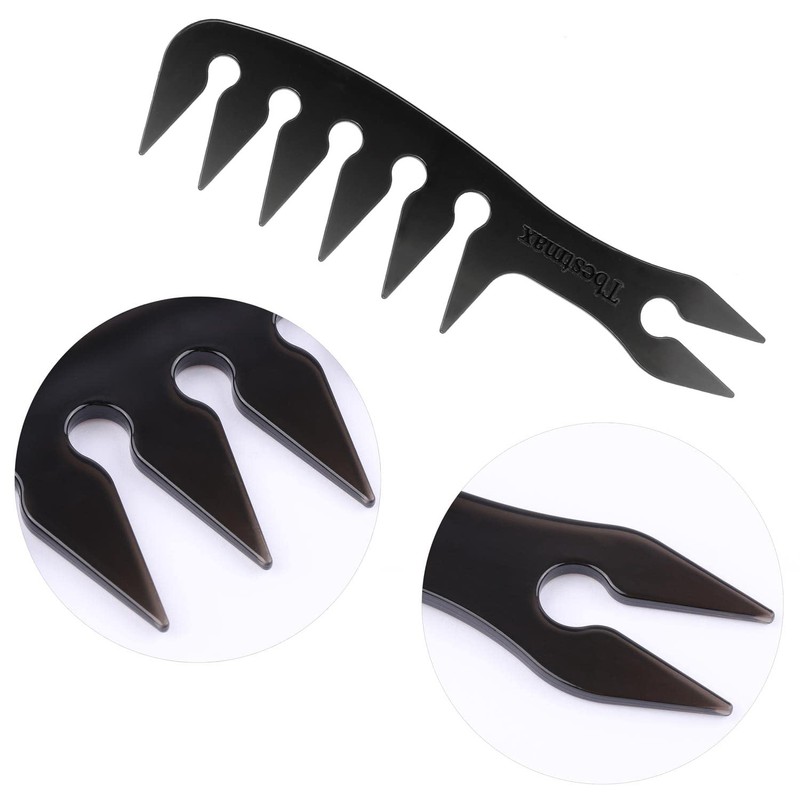 Hair Comb Styling Set Tail Combs Double Side Brushes Afro