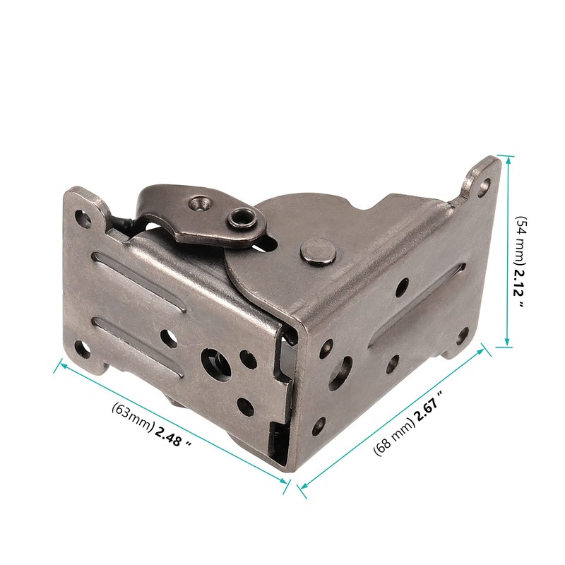 FUNSUEI 8 PCS Foldable Support Bracket, Self-Lock Extension Support with