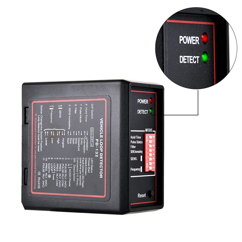 Vehicle Loop Detector,Vehicle Loop Exit Sensor Detector,Single Channel Inductive Vehicle