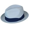 Bailey 1922 Craig Braided Fedora - Sky Blue/XXL