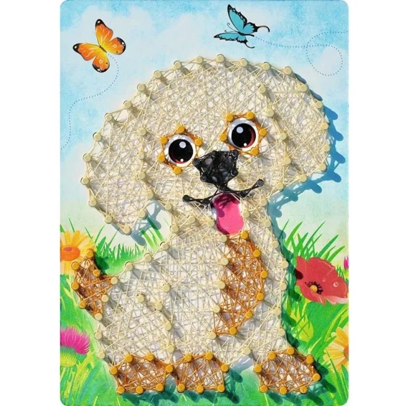 Ravensburger Manualidad Completa Con Hilo Lindos Perros Ravensburger Flor