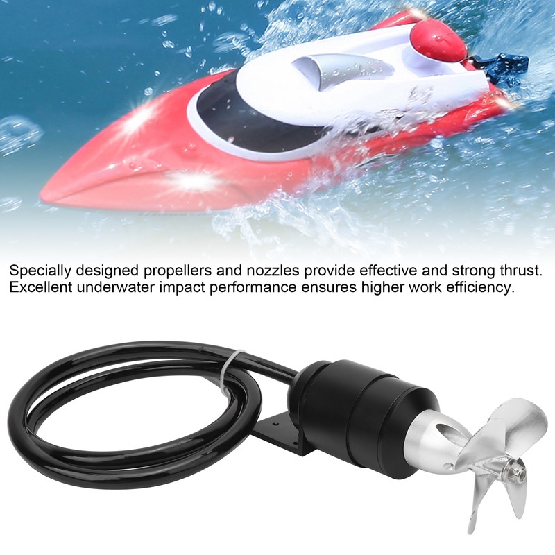 Waterproof Brushless Motor 6S 24V Underwater Thruster Metal Paddle fit