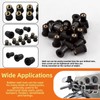 Tanstic 37Pcs M4 M5 M6 Rubber Well Nuts Kit, Neoprene
