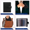 STARHIDE Soft Genuine Leather Compact Credit Debit Card Holder Wallet