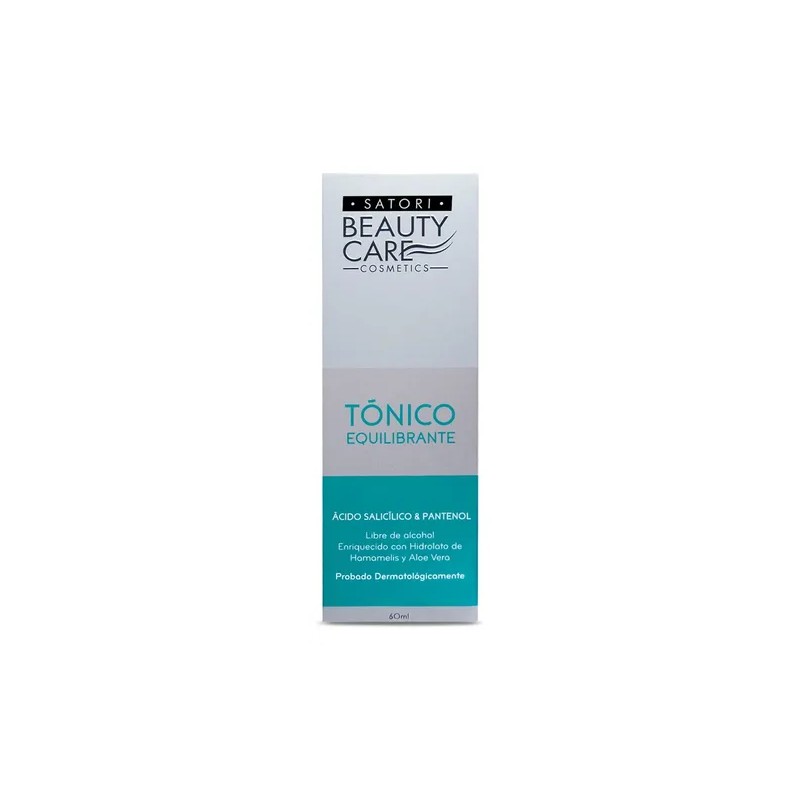 Satori Beauty Tónico Astringente con Ácido Salicílico y Pantenol, Antiacné,