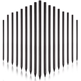 WILLBOND 20 Pieces Vintage Wood Hair Sticks Pencil Hair Sticks Chopstick Hair Clip Black Long Hairpins, Chinese Hair Chopsticks for Women and Girls Bun Hairstyles Decorative Holder