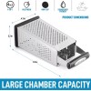 Zulay Cheese Grater with Easy Grip Handle