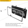 LFPartS Stainless Steel Screws Fasteners for License Plates, Frames, and
