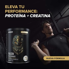 Birdman Falcon Performance Proteína en Polvo Vegana  con Creatina, BCAAs y Enzimas  Sin Lactosa  Vainilla  552g