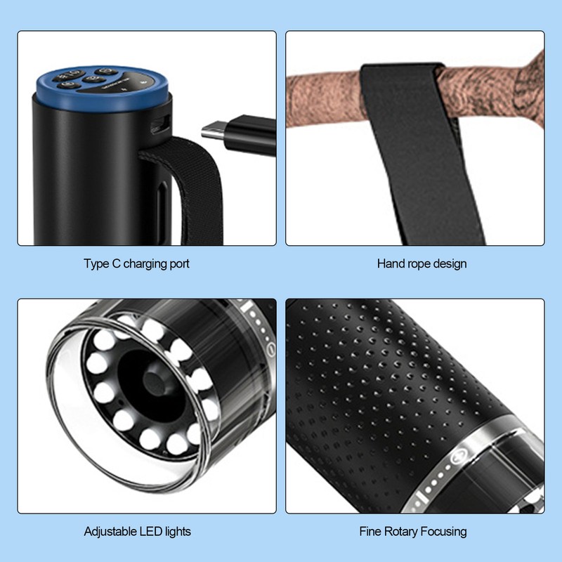 Digital Microscope 50X‑1000X Magnification 2 Million HD Pixels Handheld WiFi