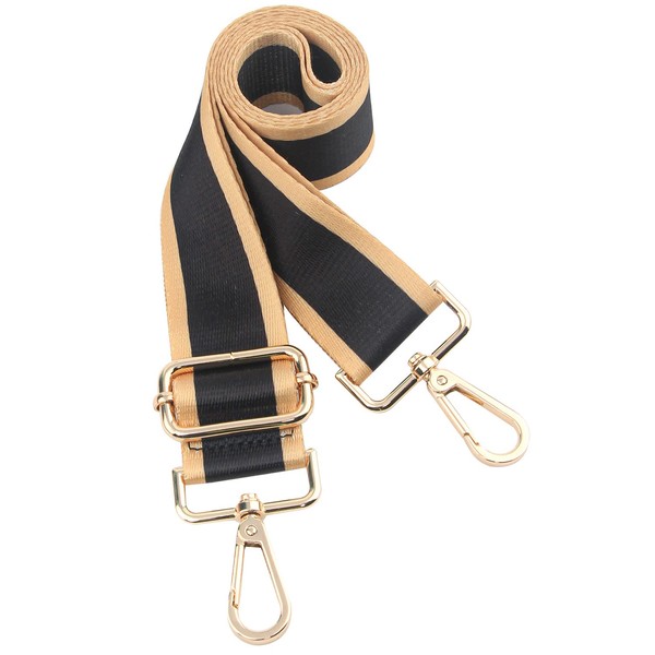 chushui Replacement Purse Strap,Wide Adjustable Crossbody Shoulder Straps for Handbags,Black