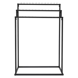 DNYSYSJ Floor Mounted Belt Hanger, Metal Belt Organizer, Belt Hanger