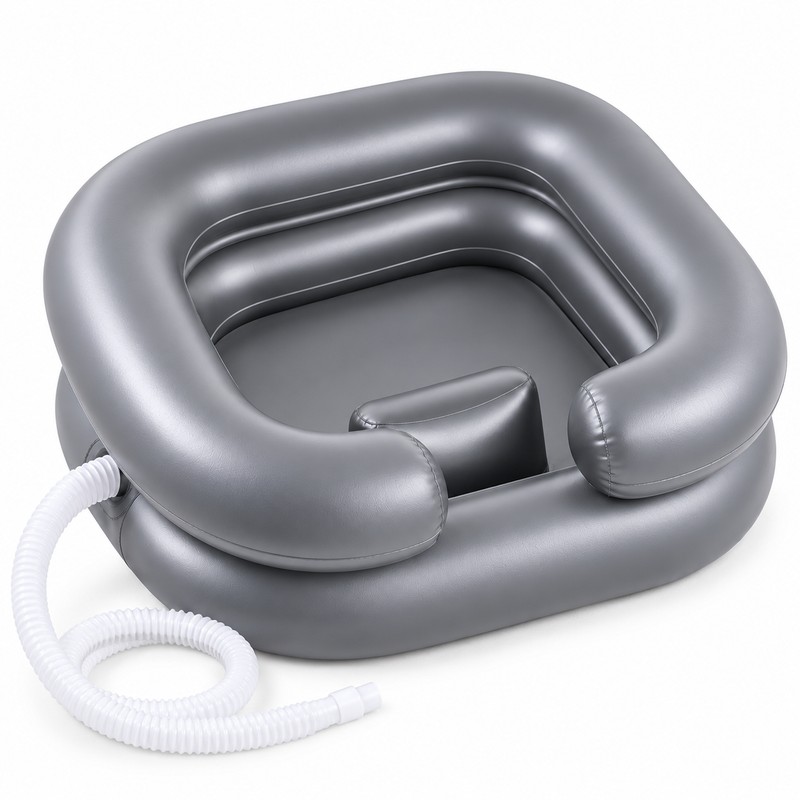 Inflatable Shampoo Basin for Hair Washing – Portable Foldable Wash