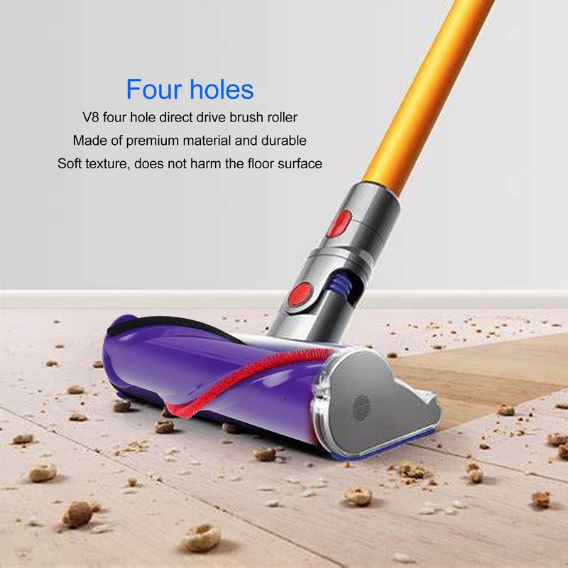 Brushroll Roller Built in Replacement Brush Bar Four Hole Brush
