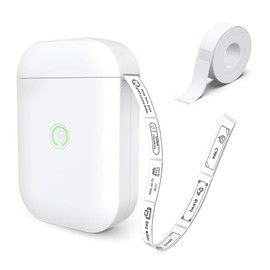 LUMEZING D11 Pro Impresora de Etiquetas Portátil, 203 dpi Impresora Térmica Portátil Bluetooth con Etiquetas de 15 x 30 mm, Varias Plantillas, Fácil de Usar para Oficina, Hogar, Negocios, Monocromo.