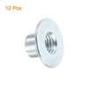 sourcing map M10 T-nuts, 12pcs Carbon Steel Tee Nut Round