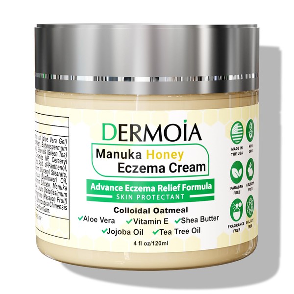 DERMOIA Manuka Honey Cream - Eczema Cream for Adults &