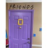 Doobell for Friend Peephole Frame,Doorbell Replica Best for Friend Door