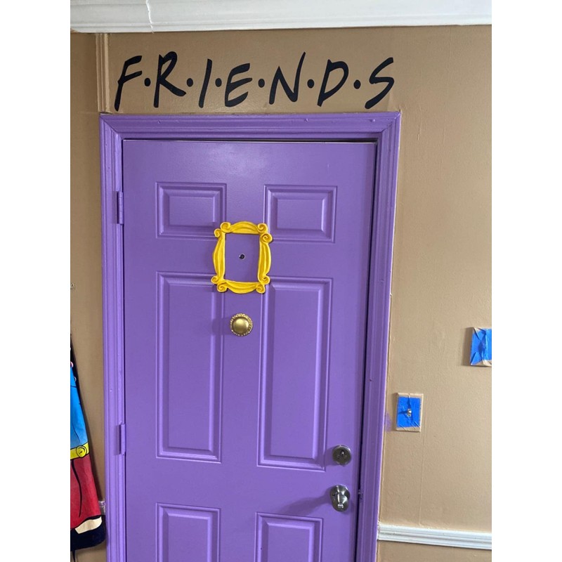 Doobell for Friend Peephole Frame,Doorbell Replica Best for Friend Door