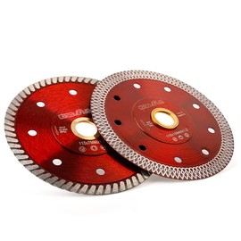 Casaverde 2Pcs/Lot 4.5" Turbo Porcelain Tile Blade for Porcelain Granite Marble Glazed Ceramic Tile