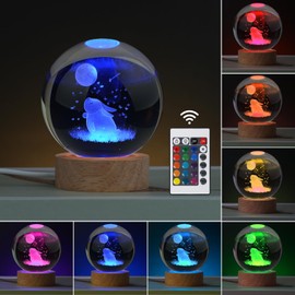 JANARARY Easter Bunny Lamp Things for Teen Girls, Large 3D Bunny Night Light, Crystal Rabbit Lamp 16 Color Changing with Remote Control for Bedroom Decor, Night Light Bunny