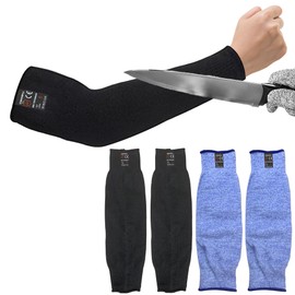 CAWANFLY 2 Pairs Protective Arm Sleeves, Cut Heat Resistant Arm Protectors Anti Abrasion Safety Armband for Garden Kitchen Work