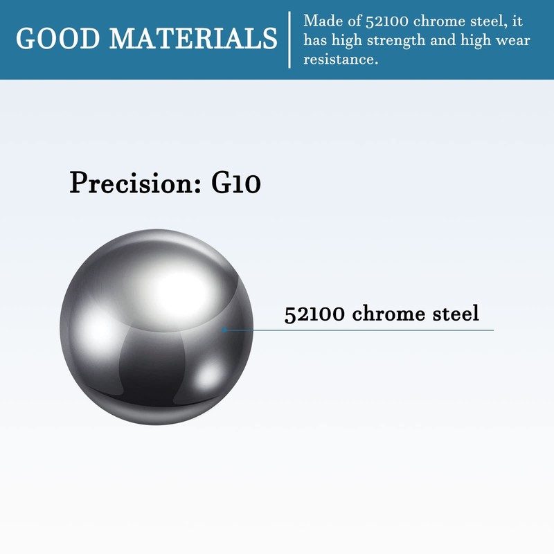 QUARKZMAN G10 Precision Bearing Balls 16 mm Chrome Steel for