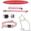 12 Collares para Gatos Reflectantes con Campana