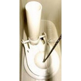 Duravit 0074137062; D-code; Flush Valve 3" two piece HET high efficiency toilet two piece 1.28 gpf single Flush; in Unfinish