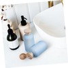 WOONEKY 2 Pcs Travel Shampoo Bottles Leak-Proof Plastic 200ml Refillable
