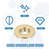 PATIKIL Sink Overflow Ring, 3 Pcs Bathroom Sink Overflow Drain