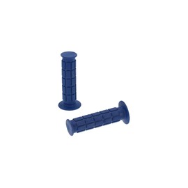 Set of rubber for throttle grip and grip waffle pattern, blue, for Simson S50, S51, S70, SR50, SR80