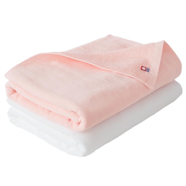 Broome Imabari Baby Color Bath Towels, Shirred Fabric, Made in