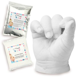 Lucky Hands® 3D Casting Kit without Accessories, Hand Impressions, Plaster Cast, Gift Idea for Mother's Day