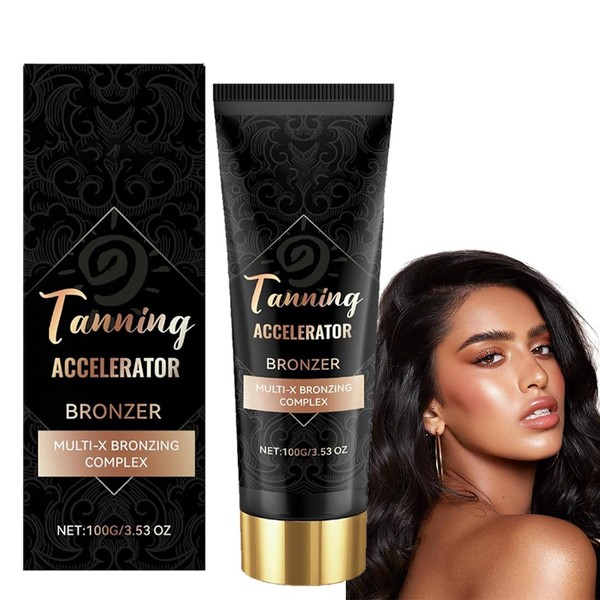 Bräunungsbeschleuniger Solarium, Solarium Creme Mit Bronzer, Körperbräuner und Bräunungsbeschleuniger, Sofortiger