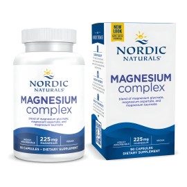Nordic Naturals Suplemento Complejo De Magnesio, 90 Cápsulas