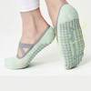 Non-Slip Ribbon Toe Yoga & Pilates Socks Ribbon Toe Socks Mint 3ea