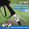 FENG PAI 4Pack NPT 3/8 Inch Pressure Washer Adapter Set,