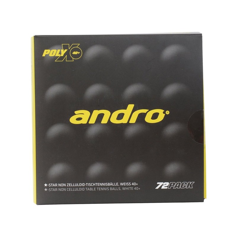andro 162223 Table Tennis Training Ball, 1.6 inches (40 mm)