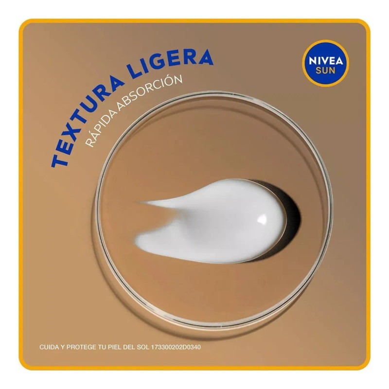 Nivea Sun 50ml Protector Solar Facial Fps Piel Sensible