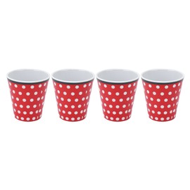 4Pcs Student Melamine Cup Imitation Porcelain Beverage Mug Water Cup for Student Restaurant