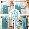 TAILI Hanging Vacuum Sealer Storage Space Saver Bags for Clothing,