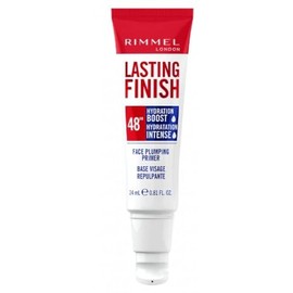 RimmelUK Rimmel Lasting Finish 48hr Hydration Boost Primer, Face Plumping, Smooths Fine Lines & Wrinkles, Dewy Finish, Flawless Makeup, Enriched with Biopeptides, Strengthens Skin, Boosts Natural Collagen