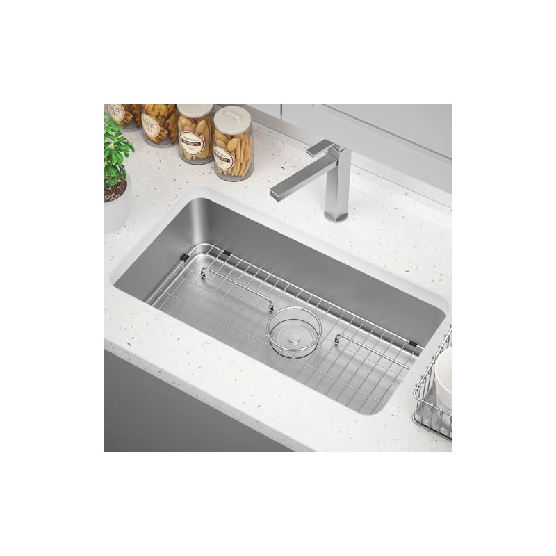 Kitchen Sink Grid and Sink Protectors, Stainless Steel Sink Grids